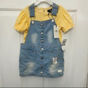 7 For All Mankind Toddler Girl Outfit 18 Months NWT